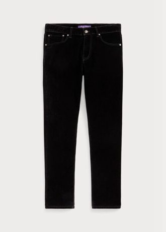 Black Men’s Ralph Lauren Slim Fit Stretch Velvet Jeans Black Men’s Ralph Lauren Slim Fit Stretch Velvet Jeans