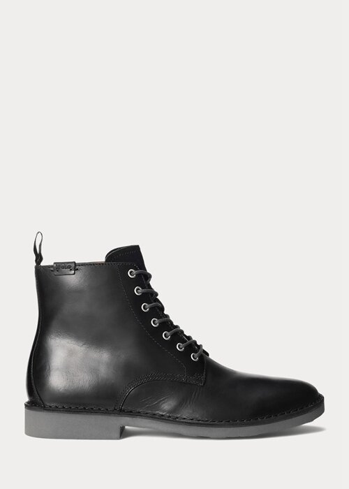 Black Men’s Ralph Lauren Talan Leather Boots Black Men’s Ralph Lauren Talan Leather Boots