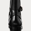 Black Men’s Ralph Lauren Welington Burnished Calfskin Boots Black Men’s Ralph Lauren Welington Burnished Calfskin Boots