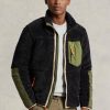 Black Men’s Ralph Lauren Wind-blocking Hybrid Jackets Black Men’s Ralph Lauren Wind-blocking Hybrid Jackets