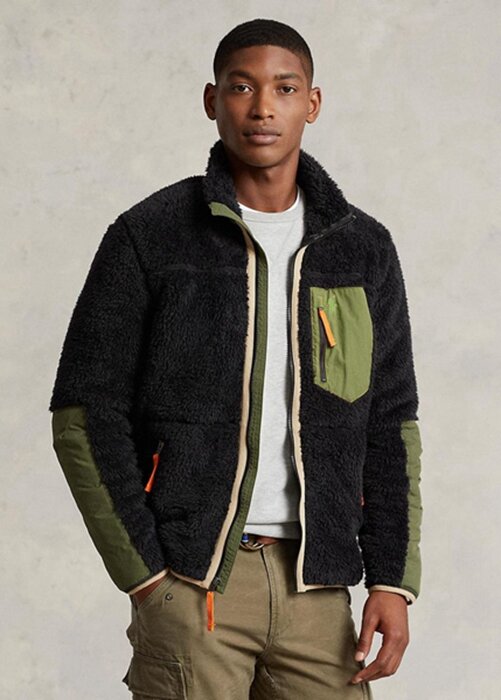 Black Men’s Ralph Lauren Wind-blocking Hybrid Jackets Black Men’s Ralph Lauren Wind-blocking Hybrid Jackets
