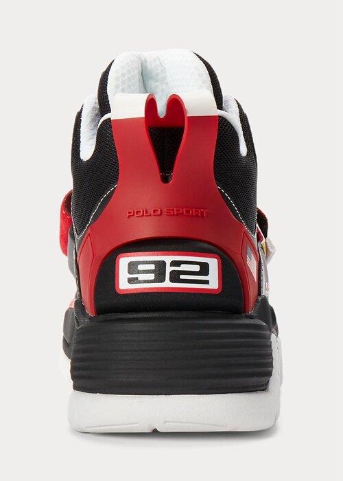 Black / Red Men’s Ralph Lauren PS100 High-Top Sneakers Black / Red Men’s Ralph Lauren PS100 High-Top Sneakers