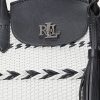 Black/Snow White Women’s Ralph Lauren Geo-Motif Woven Leather Large Perri Tote Bags Black/Snow White Women’s Ralph Lauren Geo-Motif Woven Leather Large Perri Tote Bags