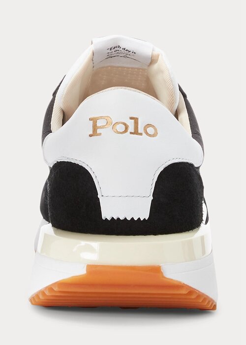 Black / White Men’s Ralph Lauren Train 89 Suede & Oxford Sneakers Black / White Men’s Ralph Lauren Train 89 Suede & Oxford Sneakers