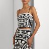 Black / White Women’s Ralph Lauren Embroidered Cropped Sleeveless Blouse Tops Black / White Women’s Ralph Lauren Embroidered Cropped Sleeveless Blouse Tops
