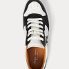 Black / White Women’s Ralph Lauren Jinett Color-Blocked Low-Top Sneakers Black / White Women’s Ralph Lauren Jinett Color-Blocked Low-Top Sneakers