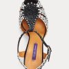 Black / White Women’s Ralph Lauren Vasile Embellished Satin Heels Black / White Women’s Ralph Lauren Vasile Embellished Satin Heels