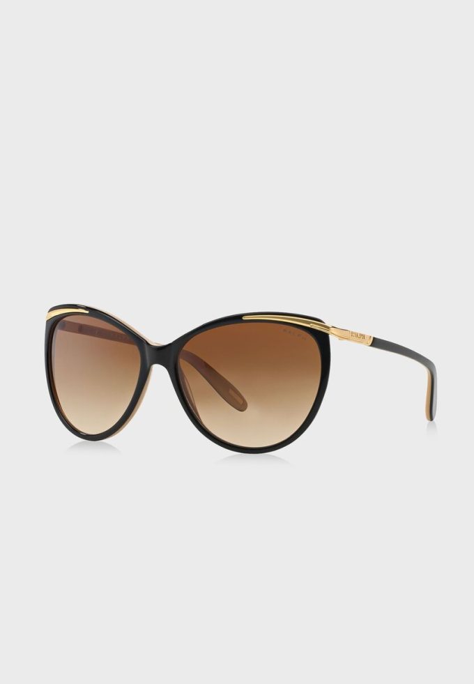 Black Women’s Ralph Lauren 0RA5150 Cat Eye Sunglasses Black Women’s Ralph Lauren 0RA5150 Cat Eye Sunglasses