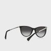 Black Women’s Ralph Lauren 0Ra5290 Cat Eye Sunglasses Black Women’s Ralph Lauren 0Ra5290 Cat Eye Sunglasses