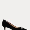 Black Women’s Ralph Lauren Amory Velvet Heels Black Women’s Ralph Lauren Amory Velvet Heels