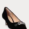 Black Women’s Ralph Lauren Amory Velvet Heels Black Women’s Ralph Lauren Amory Velvet Heels