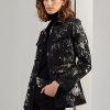 Black Women’s Ralph Lauren Bacall Embellished Denim Field Jackets Black Women’s Ralph Lauren Bacall Embellished Denim Field Jackets