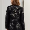 Black Women’s Ralph Lauren Bacall Embellished Denim Field Jackets Black Women’s Ralph Lauren Bacall Embellished Denim Field Jackets