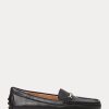 Black Women’s Ralph Lauren Briony Leather Driver Loafers Black Women’s Ralph Lauren Briony Leather Driver Loafers