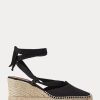 Black Women’s Ralph Lauren Canvas Wedge Espadrille Black Women’s Ralph Lauren Canvas Wedge Espadrille