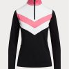 Black Women’s Ralph Lauren Chevron-stripe Quarter-zip Pullover Sweatshirts Black Women’s Ralph Lauren Chevron-stripe Quarter-zip Pullover Sweatshirts