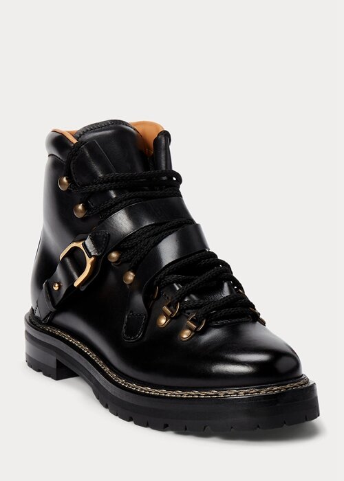 Black Women’s Ralph Lauren Dimicia Welington Burnishedie Boots Black Women’s Ralph Lauren Dimicia Welington Burnishedie Boots