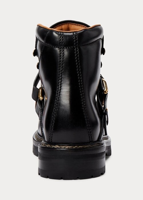 Black Women’s Ralph Lauren Dimicia Welington Burnishedie Boots Black Women’s Ralph Lauren Dimicia Welington Burnishedie Boots
