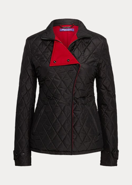 Black Women’s Ralph Lauren Doma Silk Taffeta Jackets Black Women’s Ralph Lauren Doma Silk Taffeta Jackets