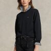 Black Women’s Ralph Lauren Fleece Crewneck Pullover Sweatshirts Black Women’s Ralph Lauren Fleece Crewneck Pullover Sweatshirts