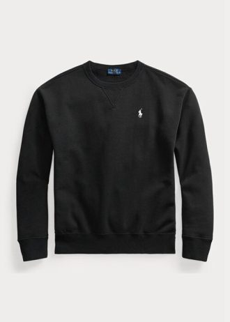 Black Women’s Ralph Lauren Fleece Pullover Sweatshirts Black Women’s Ralph Lauren Fleece Pullover Sweatshirts