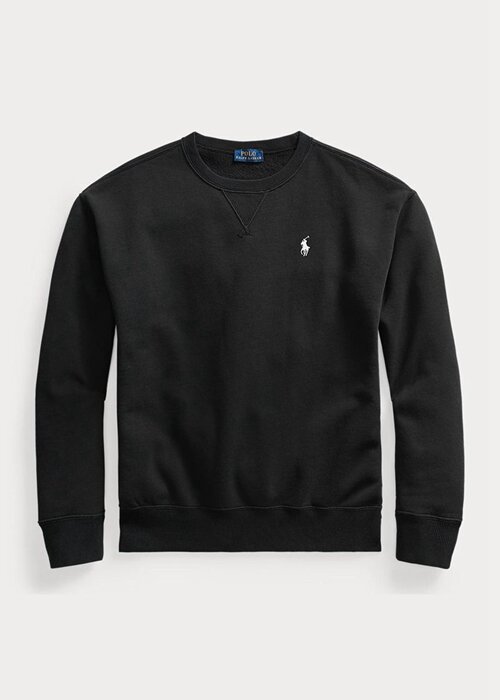Black Women’s Ralph Lauren Fleece Pullover Sweatshirts Black Women’s Ralph Lauren Fleece Pullover Sweatshirts