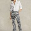 Black Women’s Ralph Lauren Graphic-Motif Sateen Kick-Flare Pants Black Women’s Ralph Lauren Graphic-Motif Sateen Kick-Flare Pants