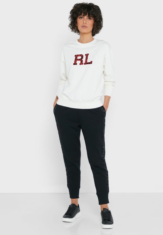 Black Women’s Ralph Lauren High Waist Sweatpants Black Women’s Ralph Lauren High Waist Sweatpants