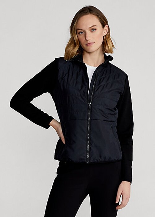 Black Women’s Ralph Lauren Hybrid Full-Zip Jackets Black Women’s Ralph Lauren Hybrid Full-Zip Jackets