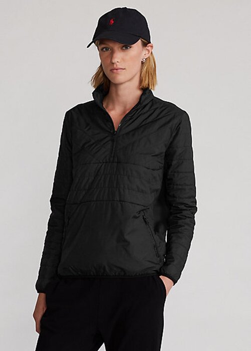 Black Women’s Ralph Lauren Hybrid Quarter-Zip Sweatshirts Black Women’s Ralph Lauren Hybrid Quarter-Zip Sweatshirts