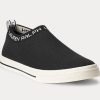 Black Women’s Ralph Lauren Jordyn Slip-On Sneakers Black Women’s Ralph Lauren Jordyn Slip-On Sneakers