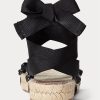 Black Women’s Ralph Lauren Lace-Ups Sandals