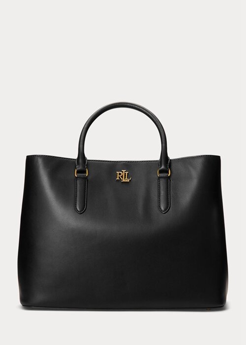 Black Women’s Ralph Lauren Leather Large Marcy Satchel Bags Black Women’s Ralph Lauren Leather Large Marcy Satchel Bags