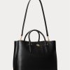 Black Women’s Ralph Lauren Leather Large Marcy Satchel Bags Black Women’s Ralph Lauren Leather Large Marcy Satchel Bags