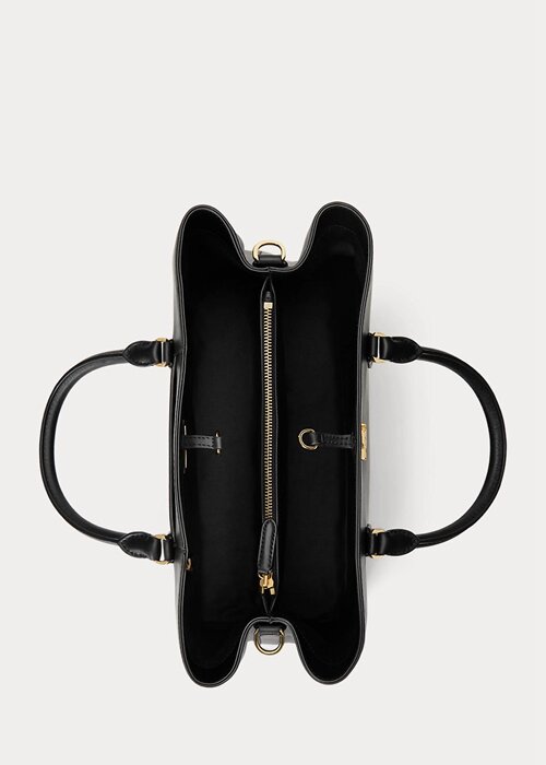 Black Women’s Ralph Lauren Leather Large Marcy Satchel Bags Black Women’s Ralph Lauren Leather Large Marcy Satchel Bags