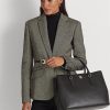 Black Women’s Ralph Lauren Leather Large Marcy Satchel Bags Black Women’s Ralph Lauren Leather Large Marcy Satchel Bags
