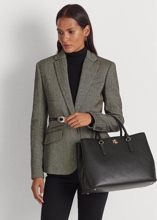 Black Women’s Ralph Lauren Leather Large Marcy Satchel Bags Black Women’s Ralph Lauren Leather Large Marcy Satchel Bags