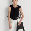 Black Women’s Ralph Lauren Leather Medium Elaina Crossbody Bags Black Women’s Ralph Lauren Leather Medium Elaina Crossbody Bags