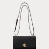 Black Women’s Ralph Lauren Leather Medium Shoulder Bags Black Women’s Ralph Lauren Leather Medium Shoulder Bags