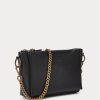 Black Women’s Ralph Lauren Leather Mini Sloane Crossbody Bags Black Women’s Ralph Lauren Leather Mini Sloane Crossbody Bags