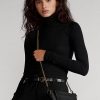 Black Women’s Ralph Lauren Leather Mini Sloane Crossbody Bags Black Women’s Ralph Lauren Leather Mini Sloane Crossbody Bags