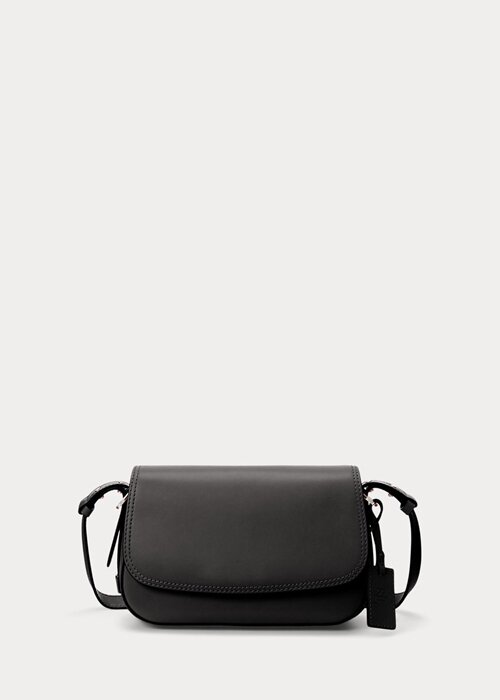 Black Women’s Ralph Lauren Leather Small Maddy Shoulder Bags Black Women’s Ralph Lauren Leather Small Maddy Shoulder Bags