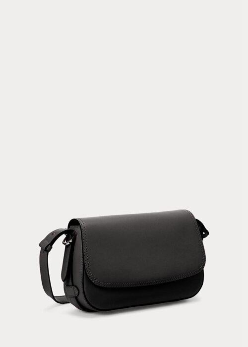 Black Women’s Ralph Lauren Leather Small Maddy Shoulder Bags Black Women’s Ralph Lauren Leather Small Maddy Shoulder Bags
