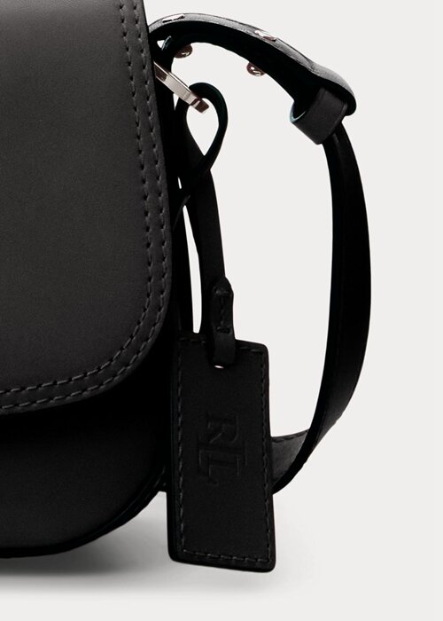 Black Women’s Ralph Lauren Leather Small Maddy Shoulder Bags Black Women’s Ralph Lauren Leather Small Maddy Shoulder Bags