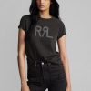 Black Women’s Ralph Lauren Logo Cotton Jersey T Shirts Black Women’s Ralph Lauren Logo Cotton Jersey T Shirts