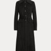 Black Women’s Ralph Lauren Pinstripe Double-Faced Coats Black Women’s Ralph Lauren Pinstripe Double-Faced Coats
