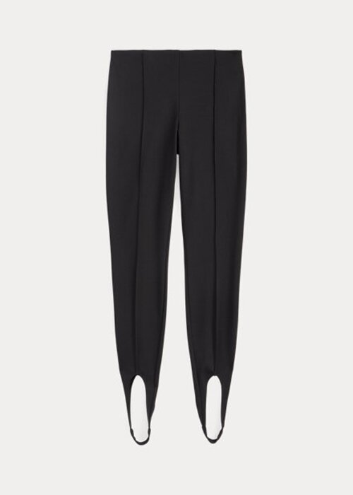 Black Women’s Ralph Lauren Pintucked Stirrup Stretch Ponte Leggings Black Women’s Ralph Lauren Pintucked Stirrup Stretch Ponte Leggings