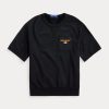 Black Women’s Ralph Lauren Polo Sport Short-Sleeve Sweatshirts Black Women’s Ralph Lauren Polo Sport Short-Sleeve Sweatshirts