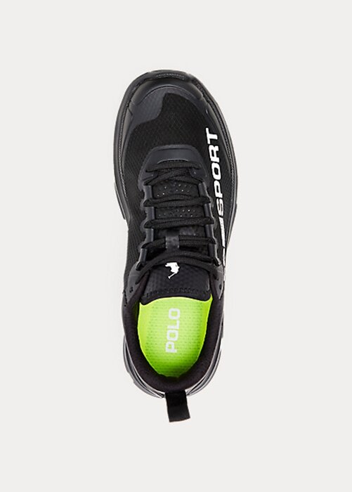 Black Women’s Ralph Lauren Polo Sport Tech Racer Sneakers Black Women’s Ralph Lauren Polo Sport Tech Racer Sneakers
