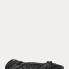 Black Women’s Ralph Lauren Quilted Lambskin Ballet Flat Shoes Black Women’s Ralph Lauren Quilted Lambskin Ballet Flat Shoes